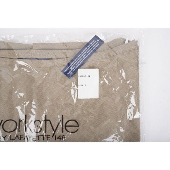 Workstyle by Lafayette Womans A-line Skirt Size 6 Tan Wool Blend NWT - Picture 8 of 8